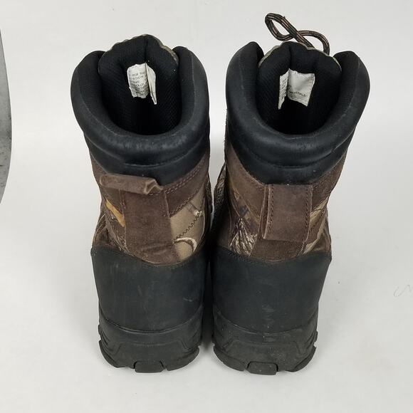 Itasca Boots Mens 11 M Icebreaker Realtree Camo 3M Thinsulate Waterproof Outdoor